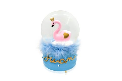 KUĞU BÜYÜK BOY MÜZİKLİ KAR KÜRESİ MÜZİK KUTUSU 16 CM