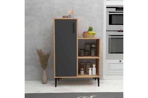 ARNETTİ REYSARY ÇOK AMAÇLI DOLAP, ATLANTİK ÇAM ANTRASİT