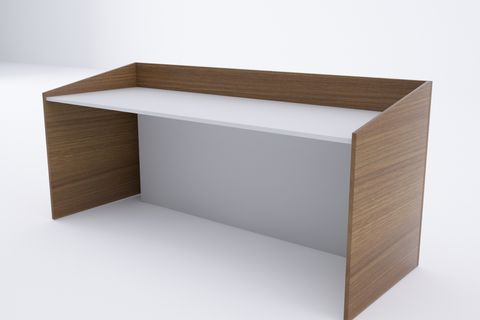 BANKO 2 140 CM CEVİZ BEYAZ
