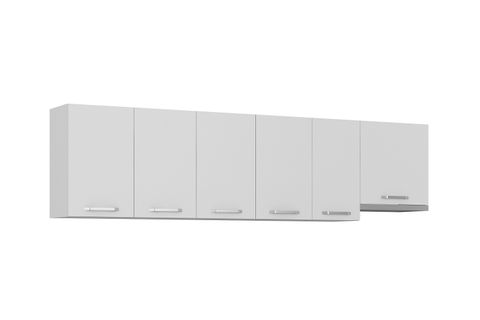 MİNAR 280 CM MUTFAK DOLABI BEYAZ 280-B11-ÜST MODÜL