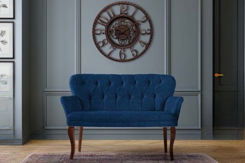 HOMERAY KOLLU MODEL 2+1+1 ÇAY SETİ KOLTUK TAKIMI LACİVERT