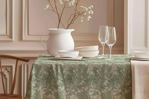 ZÜMRÜT BAHÇE PAMUK MASA ÖRTÜSÜ, 150X250 CM