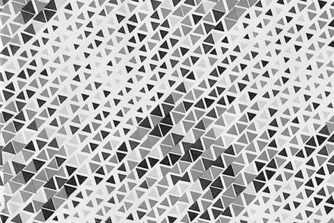 MAKİ HOME ÇİFT KİŞİLİK LASTİKLİ ÇARŞAF VE YASTIK KILIFI SETİ, POLY ÜÇGENLER, 160X200, 50X70