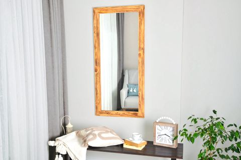 DFN WOOD DEKORATİF DUVAR AYNASI, 150X70