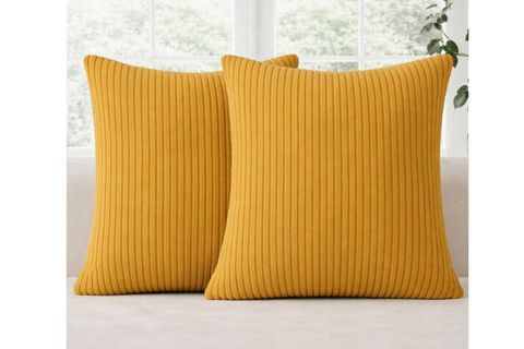 LİNE FİLİLLİ İKİLİ KIRLENT KILIFI, SARI