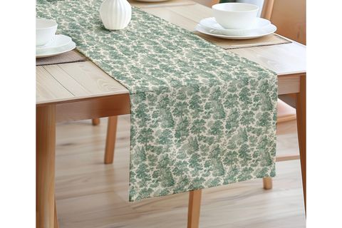 YOSUN AĞAÇ PAMUKLU MASA RUNNER, 0074 50X150