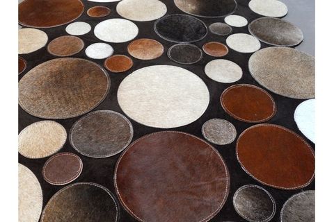 PLANET DERİ PATCHWORK MULTİ KAHVE 160X230