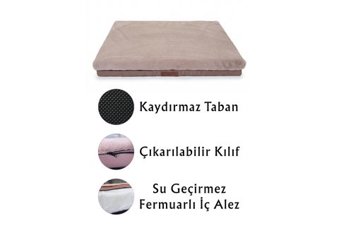 PURE COMFORT PILLOW KAHVE, XL BEDEN, 90X110X10 CM