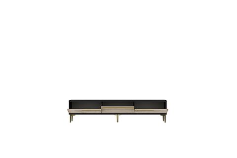MEYRA TV SEHPASI, ANTRASİT TRAVERTEN GOLD, 180 CM, TSA1805ATG