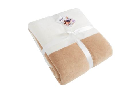 DOLCE BONİTA HOME TEK KİŞİLİK BATTANİYE, PAMUKLU, KAHVERENGİ BEYAZ
