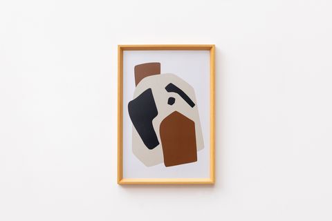 ABSTRACT MESH İKİLİ POSTER SETİ, ÇERÇEVELİ, 33X48