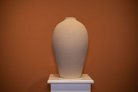 ZENİT DOKULU TERRACOTTA VAZO