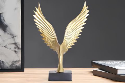 SOYUT ANKA KUŞU OBJE, SİYAH GOLD