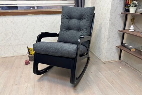 KONTES SALLANAN SANDALYE, KETEN NEFTİ, LAKE SİYAH