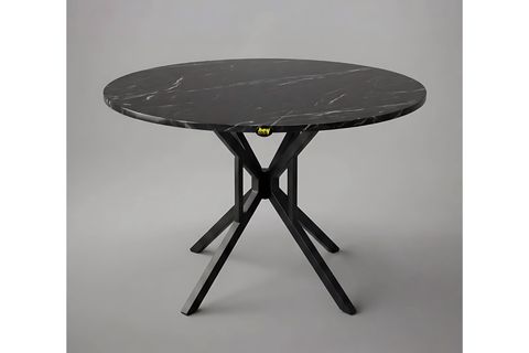 SELİN YUVARLAK MUTFAK MASASI, SİYAH, 90 CM