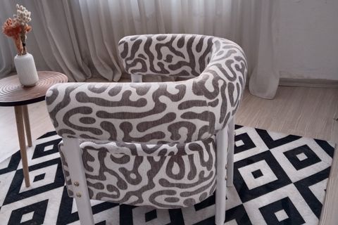 SWEET MOD BUKLE BERJER, GRİ DESENLİ