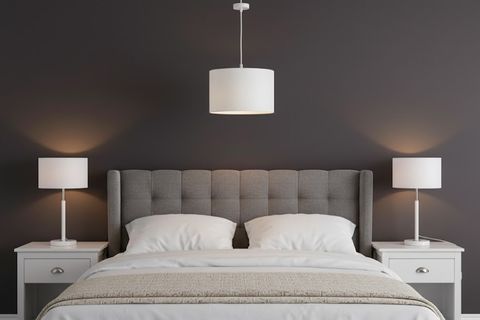 AYBEN YATAK ODASI AYDINLATMA SETİ, BEYAZ KROM DETAYLI