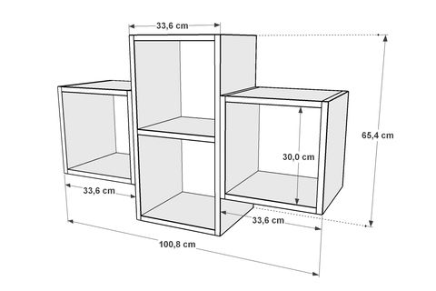 AYDIN KİTAPLIKLI RAF, DVR-1028
