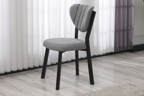 ELİS MUTFAK MASA TAKIMI, 2 SANDALYE, SİYAH, 70X70 CM, GRİ