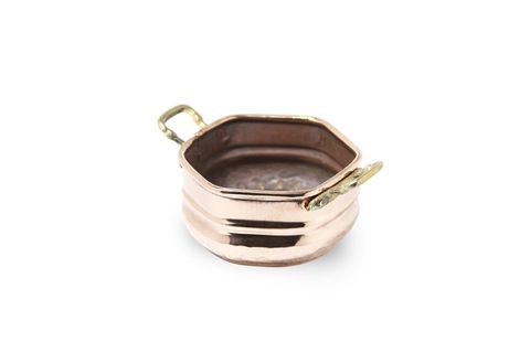 COHO ARTİSAN HEXAGON BAKIR SAKSI