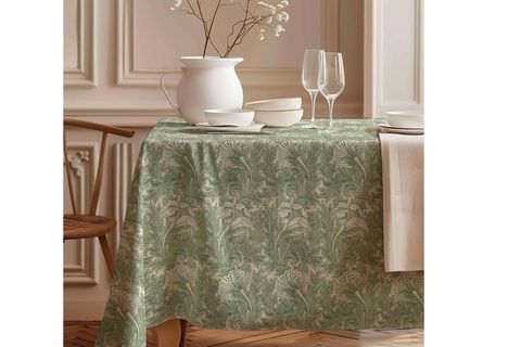 ZÜMRÜT BAHÇE PAMUK MASA ÖRTÜSÜ, 100X100 CM