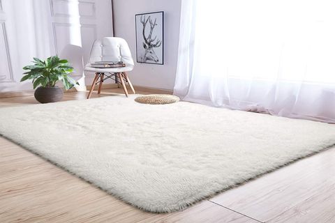 ROVİGO HOME TAVŞAN TÜYÜ POST HALI, KREM, 160X200