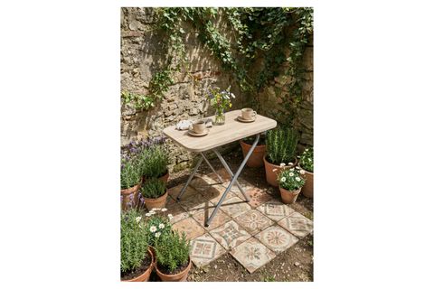 ALESTA EASY GO PİKNİK MASASI, 40X70 BEYAZ MERMER