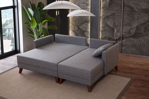 GLORİA MİNİ KÖŞE KOLTUK, GRİ, SAĞ KÖŞE