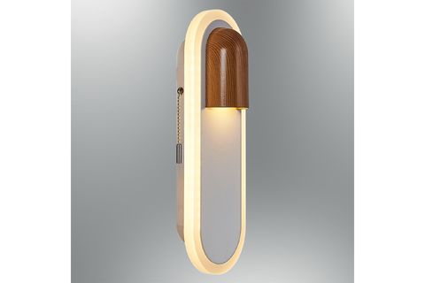 ÖZCAN AYDINLATMA TORCH LED APLİK ON-OFF SWİTCH MEŞE RENK , 2723-01-14