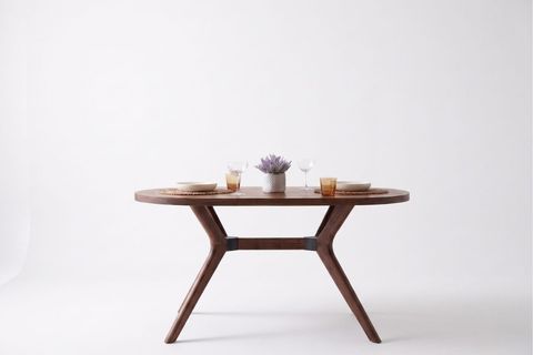 ARLEN İSKANDİNAV MUTFAK MASASI, CEVİZ RENGİ, 80X130 CM