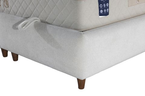 LUNA TREND BAZA VE BAŞLIK SETİ, KREM, 160X200