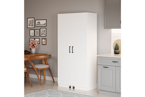 LAVO KİLER DOLABI, BEYAZ, 2 KAPAKLI