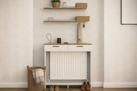 SOLANA PETEK ÜSTÜ DRESUAR, KAHVE KÖŞESİ, 110 CM