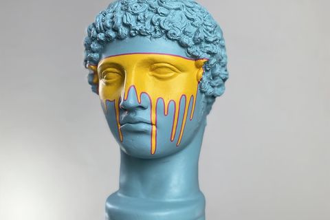 HERMES AUTUMN POP ART DEKORATİF ROMA YUNAN HEYKELLERİ