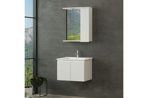 NİKA BANYO DOLABI 65CM AS2K 1K1A ETJ BEYAZ