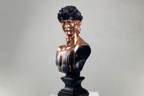 DAVID BITTER CHROME POP ART DEKORATİF ROMA YUNAN HEYKELLERİ