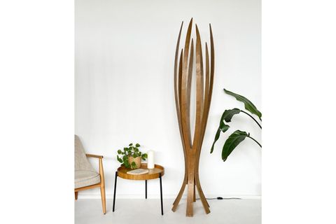 HEDRA İSKANDİNAV TARZI AHŞAP LAMBADER, MEŞE