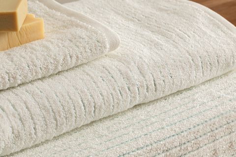 LUNA STRİPEDWAVE YÜZ HAVLUSU,MAVİ,50X90