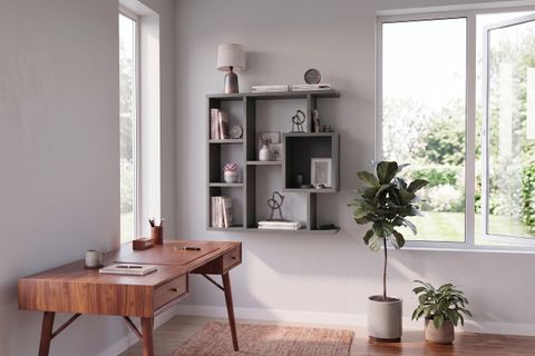ENDA HOME YEGANE ÇİFT KULLANIMLI DUVAR RAFI ANTRASİT