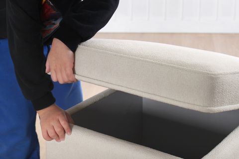 PİKLET ÇOCUK SANDIKLI PUF, KREM