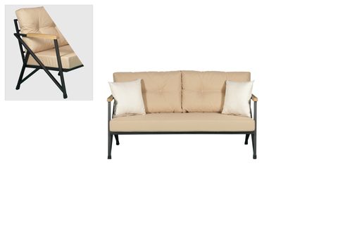 NEFİN 150 SEHPALI BAHÇE BALKON TAKIMI, BEJ