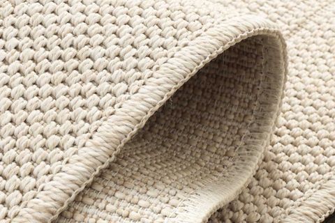 PERA HALI MİNİMALİST KREM BEYAZ SİSAL TARZI HALI FM02W 160X210 CM