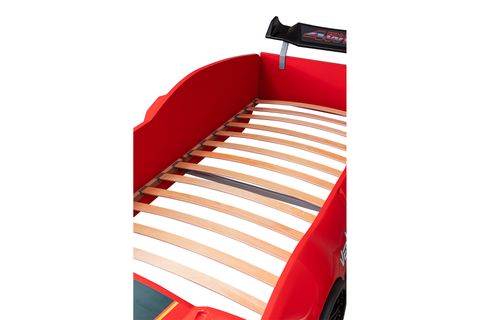 MERSO ARABALI FULL LEDLİ YATAK, KIRMIZI, 90X190