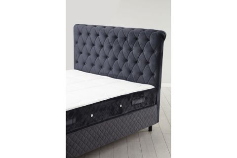 SONATA ANTRASİT TEK KİŞİLİK BAZA+BAŞLIK+YATAK, ANTRASİT, 90X190