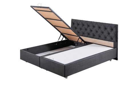 DOLCE BAZA VE BAŞLIK SETİ, ANTRASİT GRİ, 160X200