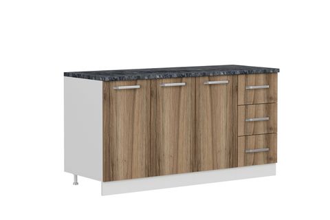 MİNAR 160 CM MUTFAK DOLABI BEYAZ DORE 160-D1-ALT MODÜL