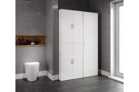 DEKORSTİLİM MDF ÇAMAŞIR VE KURUTMA MAKİNESİ DOLABI