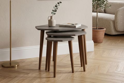 POLİ ZİGON SEHPA, BETON DESEN