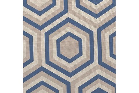 MAVİ KREM BEYAZ BALPETEĞİ İKİZ FON PERDE