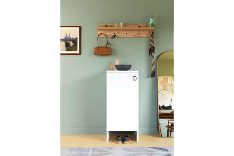 KABİ TEK KAPAKLI ÇOK AMAÇLI DOLAP, BEYAZ